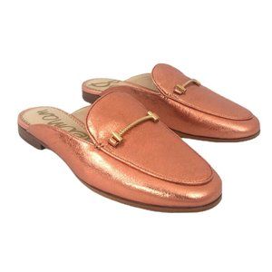 New Sam Edelman Size 7 Rose Gold Laurna Slip-On Mule